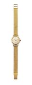 A 14ct gold Doxa manual wind lady's wristwatch