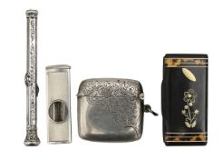 A group of silver vertu