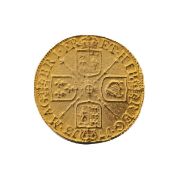 A Queen Anne 1713 gold guinea