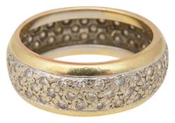 A diamond-set eternity band