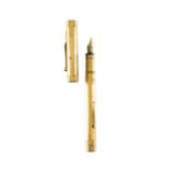 An 18ct gold Mabie Todd 'Swan' fountain pen