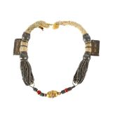 A Bedouin digg or duqq necklace