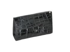 A Mulberry 'Congo' black leather clutch bag