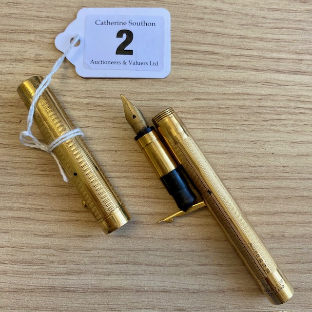 An 18ct gold Mabie Todd 'Swan' fountain pen - Image 3 of 3