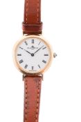 A Baume & Mercier 18ct gold quartz lady's wrist watch