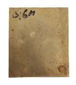 A 9ct yellow gold sheet