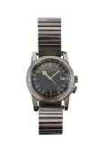 A Glycine Airman gentleman's pilot's stainless steel wristwatch
