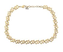 A vintage Christian Dior costume necklace