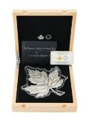 A Canadian 2017 $250 silver 'Maple Leaf Forever' coin