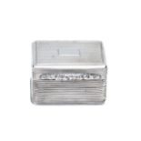 A William IV silver nutmeg grater