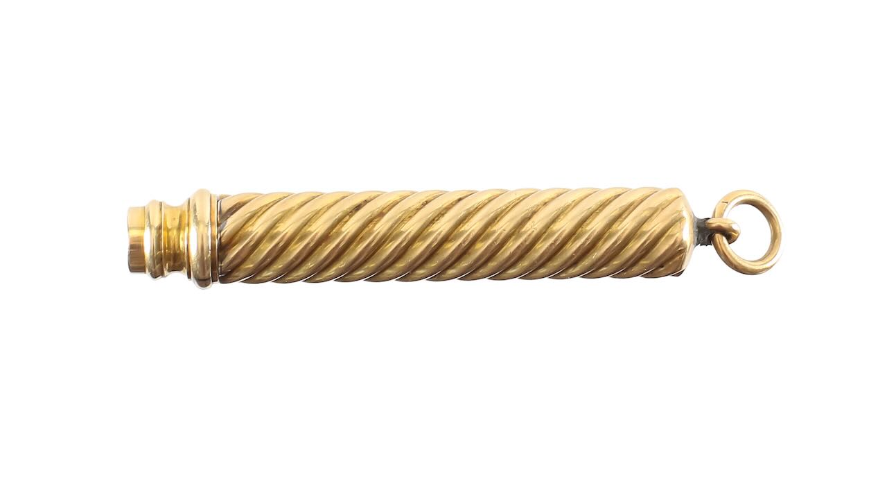A Sampson Mordan 15ct gold propelling pencil - Image 2 of 9