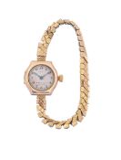 A lady's manual wind Rolex bracelet wristwatch