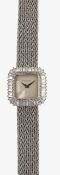 A Vacheron Constantin 18K white gold and diamond bracelet wristwatch