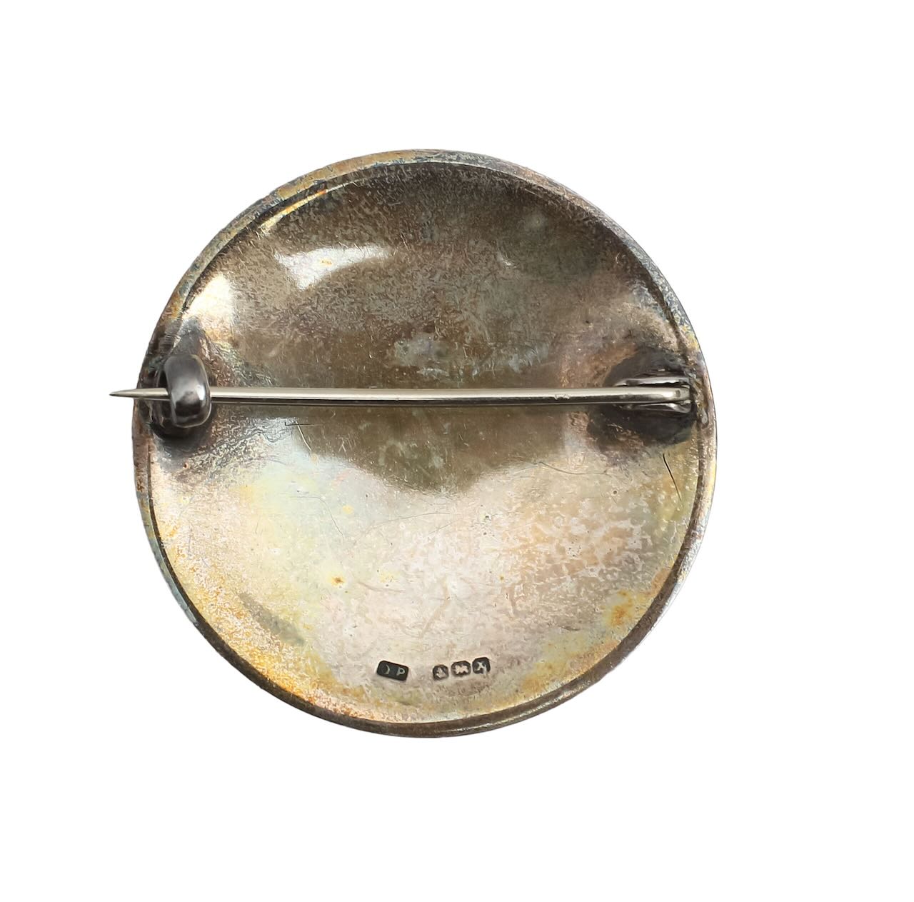 A silver and guilloché enamel brooch - Image 2 of 2