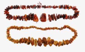 Two large chunky necklaces