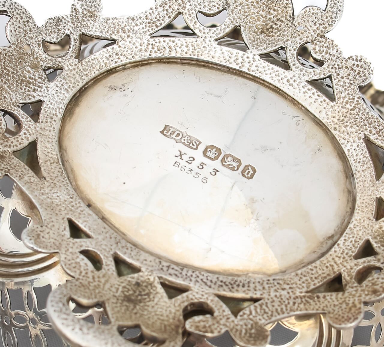 Two Victorian dishes and a George V silver ashtray - Image 4 of 4