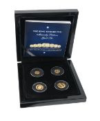 A King Edward VIII Maundy pattern gold set