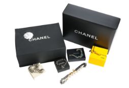 A small collection of designer jewellery