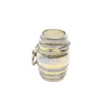 A George III silver gilt novelty vinaigrette