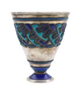 Henriette Marty (French, 1902-1996), a Limoges enamel beaker