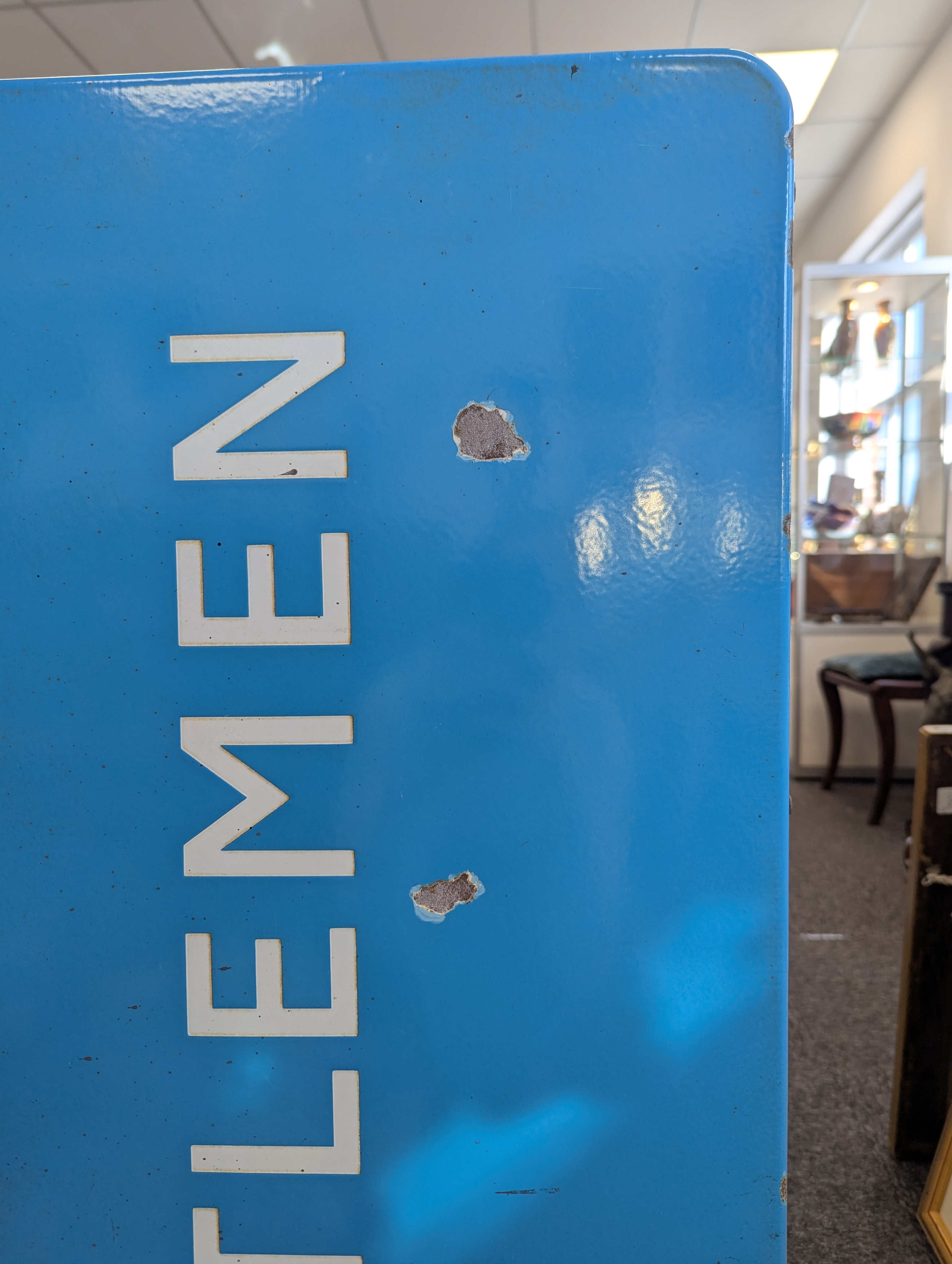 A British Railways Gentleman double sided enamel sign - Image 5 of 35