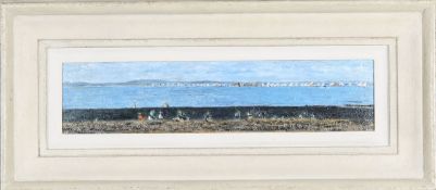 Richard Eurich OBE RA (British, 1903-1992) 'Dark Beach' 1986