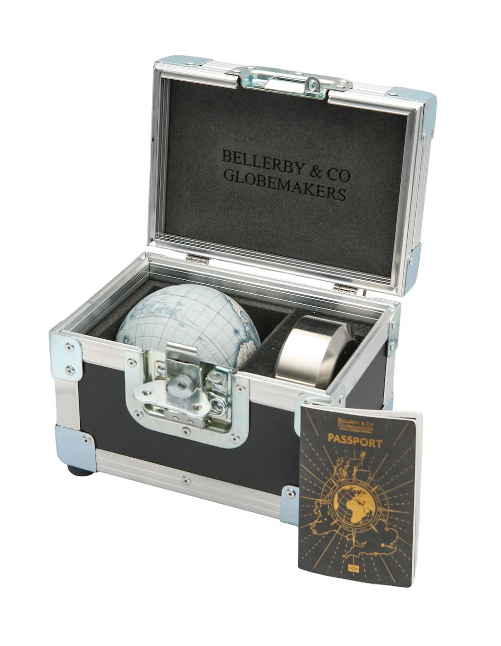 A hand-painted 4 3/4 inch Bellerby & Co desk globe - Image 2 of 3