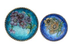 Two Limoges enamel dishes
