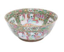 A Cantonese export famille rose bowl