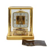 A Jaeger Le Coultre brass 'Atmos' clock