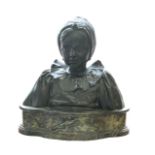 Attributed to Sir William Goscombe-John (British, 1860-1952), a bronze bust