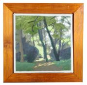 John Newberry (British, b. 1934) 'Jean' & 'Trees In Worcester College Gardens'