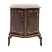 An Edwards & Sons mahogany apprentice commode