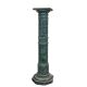 A serpentine green marble column - Image 1 of 2