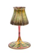 An Art Nouveau enamel tulip vase