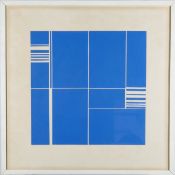 Alan Reynolds RA (British, 1926-2014) 'Blue Structure' 1976
