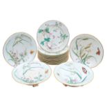 A Minton Aesthetic Movement porcelain dessert service
