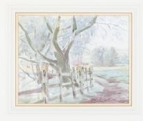 James Bateman RA (British, 1893-1959) 'Willow Trees' 1940