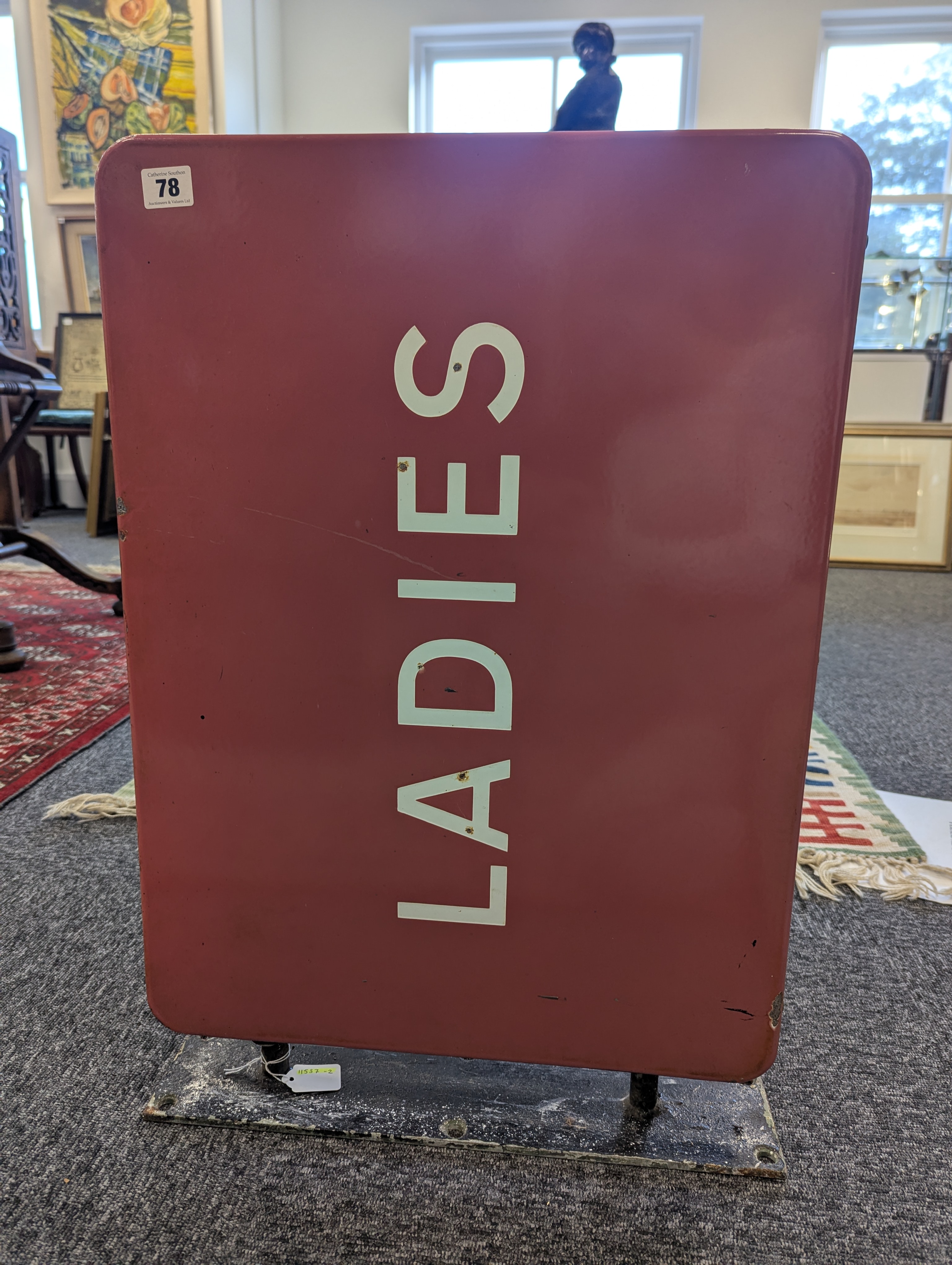 A British Railways Ladies double sided enamel sign - Image 8 of 28