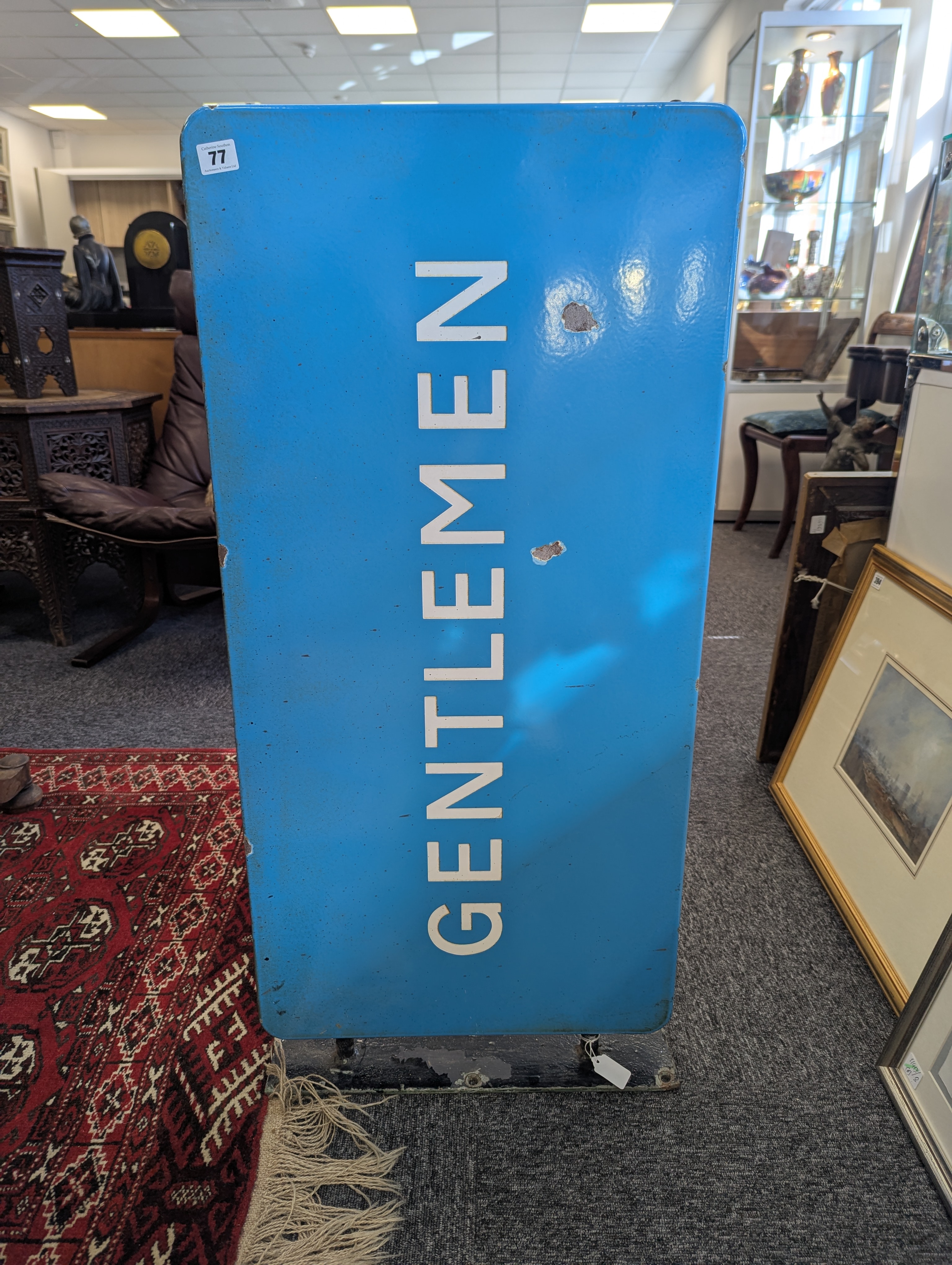 A British Railways Gentleman double sided enamel sign - Image 4 of 35