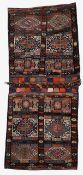 A saddle bag, probably Qashqai,
