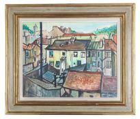 French School (20th century) Rooftop view c.1953