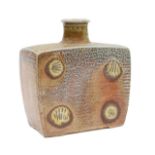 Phil Rogers (British, 1951 - 2020), a salt glazed stoneware bottle vase