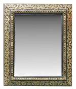 A French parcel-gilt wall mirror