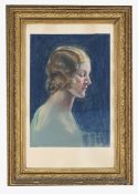 Beatrice Gunthorp (British, 1898-1991) Portrait of Ruby Gunthorp, 1932