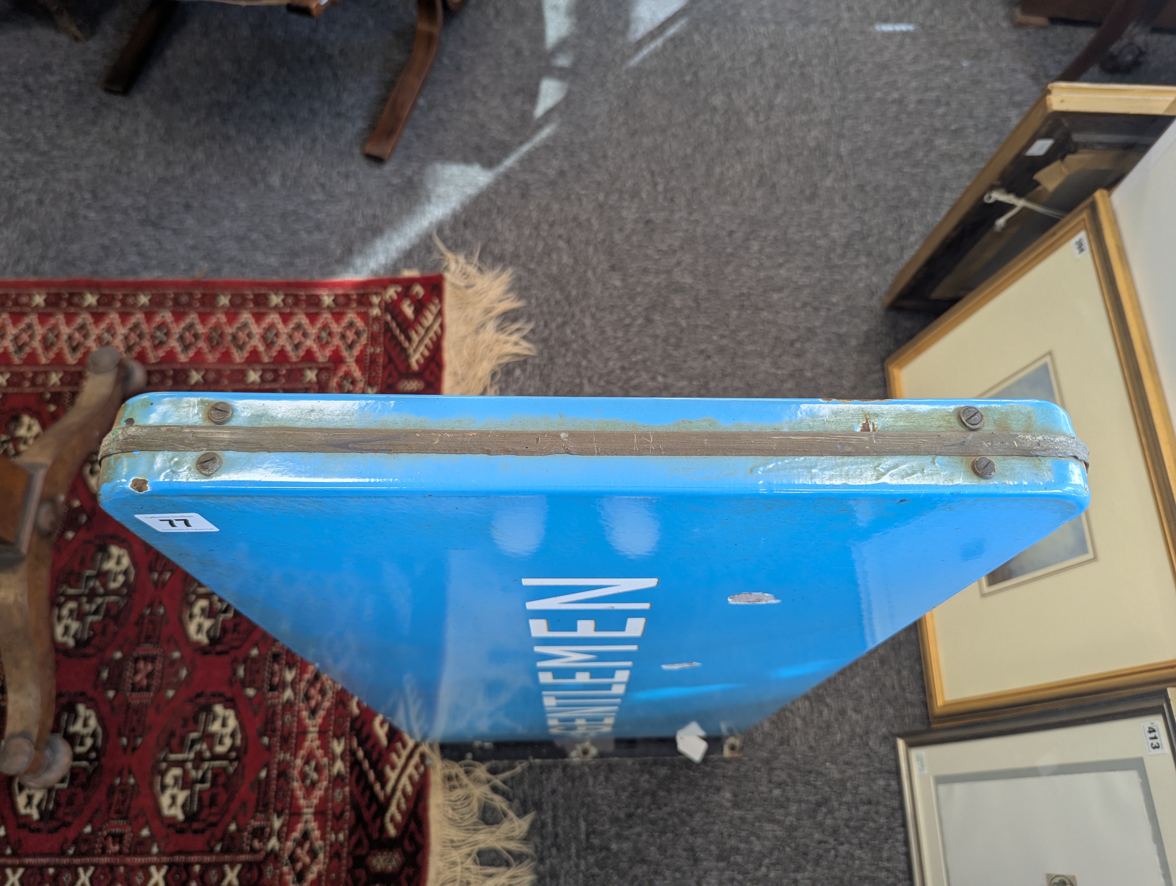 A British Railways Gentleman double sided enamel sign - Image 3 of 35