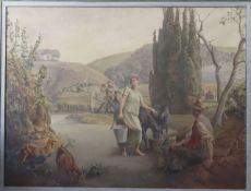 James Bateman RA (British, 1893-1959) Rebecca at the Well, 1929