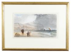 John Christian Schetky (British, 1778-1874) 'Scarborough'