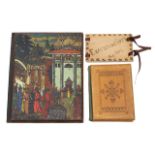 The Russian carved paperwork holders or desk blotters