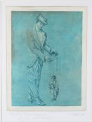 Ingeborg Zotz (German, Contemporary) 'Puppenspieler' 1986